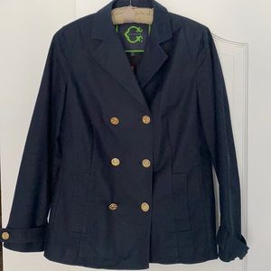 Navy blue cotton C Wonder pea coat